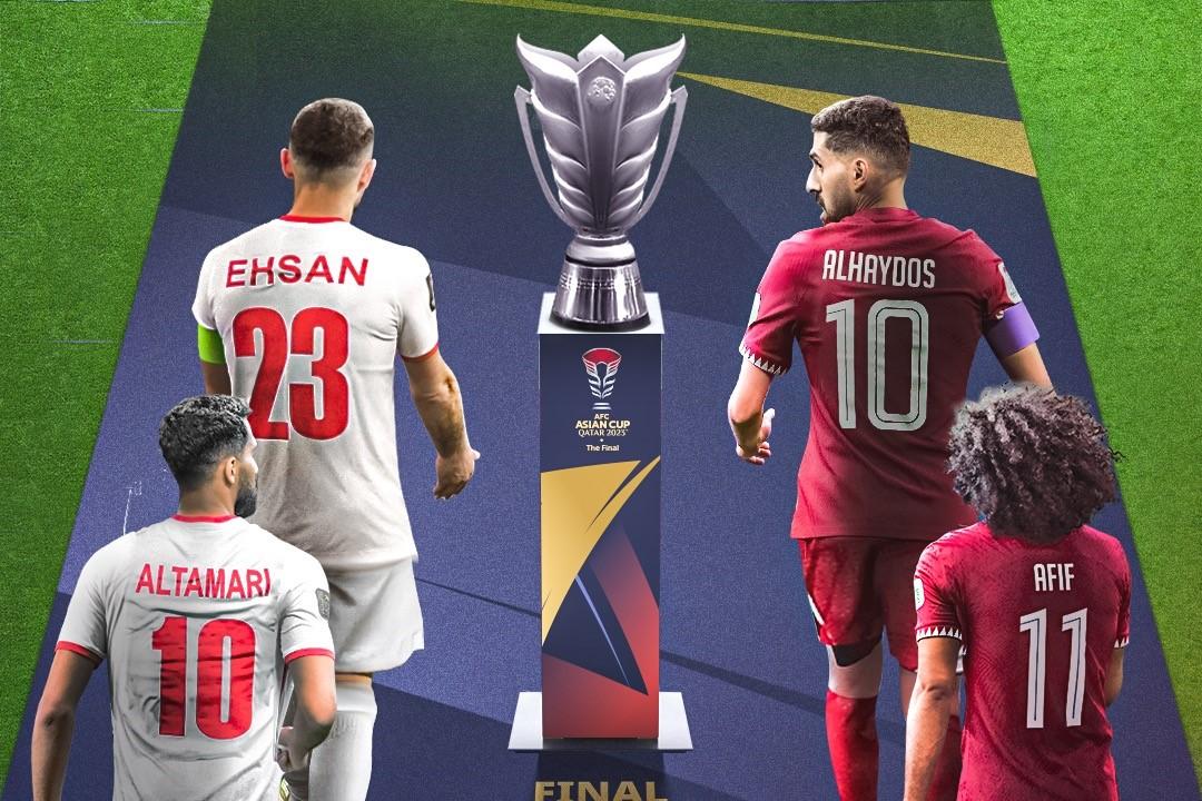 بث مباشر مباراة الاردن وقطر اليوم في نهائي كاس اسيا